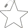LED-STERN, Metallstern, Weihnachtsdeko SCHWARZ Ø 35cm Produktbild-Vorschau 1