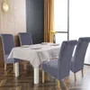 Jídelna Stretch židle kryty XL Elastické vysoké zadní židle Náhled obrázku produktu 9