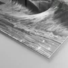 Bilder auf glas - Einteilig - Welle Zeichnung Schwarzweiß - Produktbild-Vorschau 5