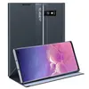 Galaxy S10 Pouzdro, Slim Flip Kožené Pouzdro s Okénkem a Náhled obrázku produktu 1