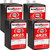 kraftmax 4er Pack 4R25 PRO - 6V Hochleistungs- Industrial Produktbild-Vorschau 1