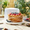 Rotho Fresh Taartdoos XL 35.5x34.5x26 cm Wit/Transparant Anteprima dell’immagine prodotto 2