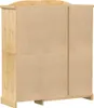 The back view of a wooden wardrobe. Náhľad obrázku produktu