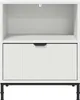 vidaXL Nachttisch Weiß 49 x 36 x 61 cm Holzwerkstoff Produktbild-Vorschau 5