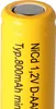 Akumulator Flat Top NiCd 1,2V 600, 700, 770-800mAh Mignon Podgląd zdjęcia produktu 2