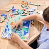 Lernpuzzle aus Holz mit Zahnrdern, Ozean, 8 Teile, fr Produktbild-Vorschau 3