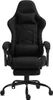 A black gaming chair is shown from the front on a white background. Podgląd zdjęcia produktu
