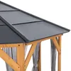 Close-up view of the roof and wooden frame of a gazebo. Náhled obrázku produktu