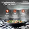 Respekta Unterbauhaube Tilla, Edelstahl, 60 cm Produktbild-Vorschau 4