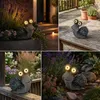LUMILED Solar Schneck LED Gartenfigur Dekorative Produktbild-Vorschau 2