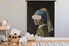 MuchoWow® Wandteppich Wandbehang Mädchen mit Perlenohrring Produktbild-Vorschau 4