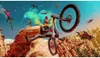A dynamic scene of extreme sports with multiple individuals engaged in activities like mountain biking and wingsuit flying against a vibrant sky and rocky terrain. Náhľad obrázku produktu
