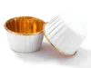 Orzeszku muffin 40×50 mm - Bianco-Oro - 100 pezzi - Stampi Anteprima dell’immagine prodotto 3