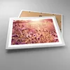 Gerahmtes Poster - Weißer Rahmen - Wiese Blumen Sonne - Produktbild-Vorschau 3