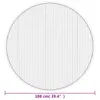 Teppich Rund Hell Natur 100 cm Bambus Produktbild-Vorschau 8