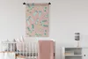 MuchoWow® Wandteppich Wandbehang Sommer - Flip-Flops - Rosa Produktbild-Vorschau 2