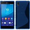 PhoneNatic Case kompatibel mit Sony Xperia M4 Aqua - blau Produktbild-Vorschau 1