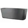 DEROMA Origin Pflanzkübel - 49,5 x 19 cm - 12 l - Grau Produktbild-Vorschau 1