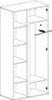 Kleiderschrank 90X195X50 Cm Luca Lc3 Schrank 2 Türiger Produktbild-Vorschau 2
