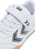 A close-up view of a white and black child's sneaker. Anteprima dell’immagine prodotto