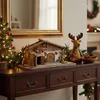 Gran belén de madera XXL de 60 cm, ideal para decorar mesas Vista previa de la imagen del producto 8