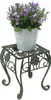 Tabouret de fleur Métal Vert Angulaire 25 cm Support de Voir les images du produit 5