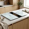 Vilde | Copripiastra per fornelli 2 pz. - 60x52 cm - Bianco Anteprima dell’immagine prodotto 2