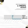 L-Profil flexibel biegbar Edelstahl Fliesenschiene V2A, Produktbild-Vorschau 4
