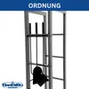 DanDiBo Stojak na drewno opałowe wewnątrz metalowy ze Podgląd zdjęcia produktu 7