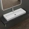 doporro Lavabo da Appoggio Rettangolare, Lavabo Bagno Anteprima dell’immagine prodotto 1
