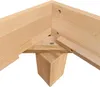Holzbett breites Einzelbett 100x200 Buche geölt Futonbett Produktbild-Vorschau 5