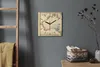 Coloray Uhr auf Leinwand 30x30 cm Wand Uhr Dekoration Produktbild-Vorschau 4