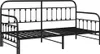 vidaXL Rama łóżka dziennego czarna 90 x 200 cm Stal Podgląd zdjęcia produktu 4