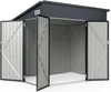 COSTWAY 235x174x197 cm Casetta da giardino in metallo, Anteprima dell’immagine prodotto 1