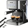 Aeomjk Espressomaschine 20 Bar Siebträger Milchaufschäumer Produktbild-Vorschau 1