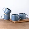 Tasses en céramique pour le café moderne robustes, lot de 4 Voir les images du produit 1