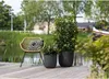 Capi Pflanzgefäß Oval Urban Smooth 43x41 cm Schwarz KBL933 Produktbild-Vorschau 10