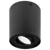 A black cylinder-shaped ceiling light with a visible light source. Náhled obrázku produktu
