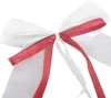 50pcs Weiss & Bordeaux Autoschleifen aus Satin Hochzeit Produktbild-Vorschau 2