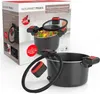 GOURMETmaxx Energiespartopf Aluminium 5,8l - schwarz/rot Produktbild-Vorschau 7