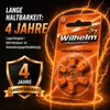 60 x WILHELM Hörgerätebatterien Typ 13 orange Produktbild-Vorschau 3