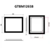 Technical drawings and dimensions of a mirror. Náhled obrázku produktu