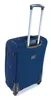 A dark blue suitcase with a retractable handle and wheels, shown from a slightly elevated side angle against a white background. Produktbild-Vorschau