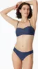Schiesser Damen Bikinihose Mini blau M  ST Produktbild-Vorschau 2