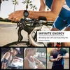 A collage of images showing people using sports watches during outdoor activities, with a main image of a cyclist. Náhled obrázku produktu