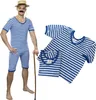 Herren Badeanzug blau-weiß Größe: XXL Produktbild-Vorschau 6
