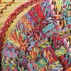 Tabourets avec détails chindi lot de 2 multicolore bambou Voir les images du produit 7