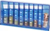 Münzsortierer 24 x 12 x 5 cm, Spardose in Blau, HMF 4710-05 Produktbild-Vorschau 1