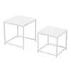 Couchtisch Set 2er Satztisch Beistelltisch eckig Nesting Produktbild-Vorschau 4