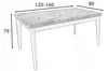 Czarny stół składany HAMILTON 80x120/160 LOFT Podgląd zdjęcia produktu 5